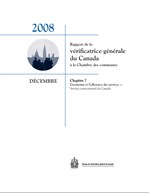 L'économie et l'efficience des services — Service correctionnel du Canada (Economy and Efficiency of Services – Correctional Service Canada)