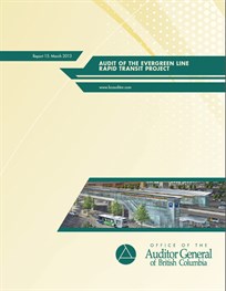 Projet de transport en commun rapide de la ligne Evergreen (BC Audit of the Evergreen Line Rapid Transit Project)