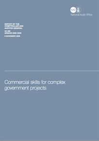 Les compétences commerciales pour les projets gouvernementaux complexes (UKNAO Commercial Skills for Complex Government Projects)