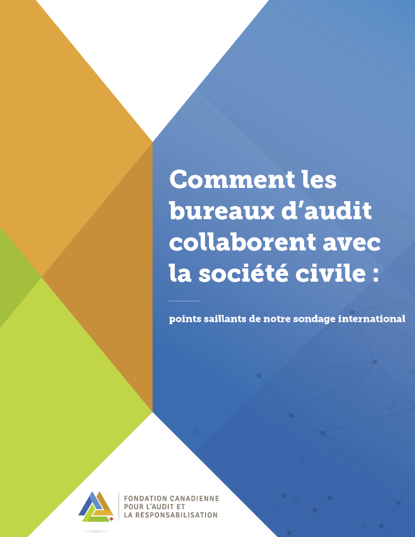 Comment les bureaux d’audit collaborent avec la société civile : points saillants de notre sondage international