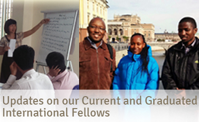 Updates on our current and graduated International Fellows