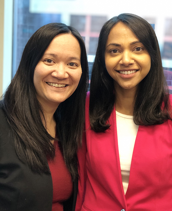 Ina Chan and Niroshani Movchovitch