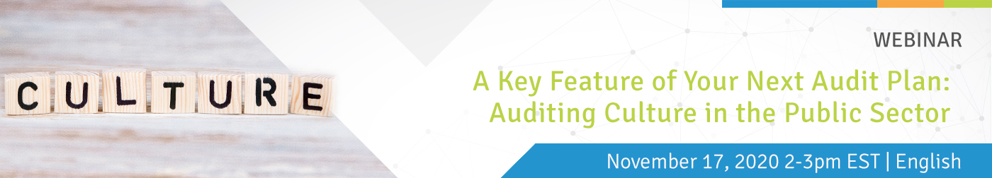 A Key Feature of Your Next Audit Plan: Auditing Culture in the Public Sector