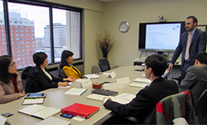 The Vietnam interns at the OAG of Alberta