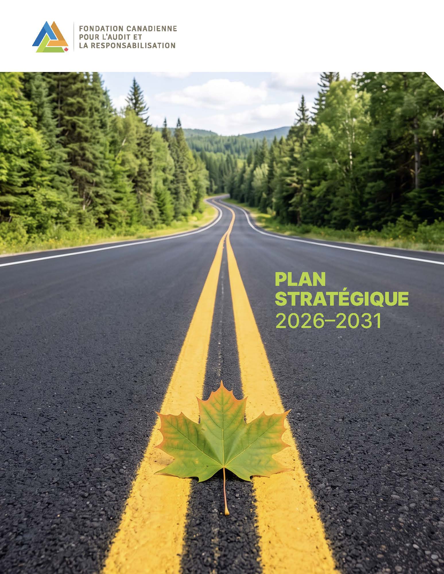 Plan stratégique 2026-2031 de la FCAR