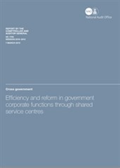 Efficiency and Reform in Government Corporate Functions Through Shared Service Centres