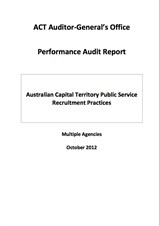 Australian Capital Territory Public Service Recruitment Practices