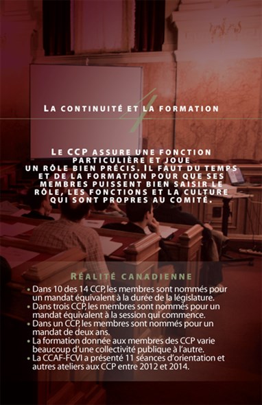 La continuité et la formation